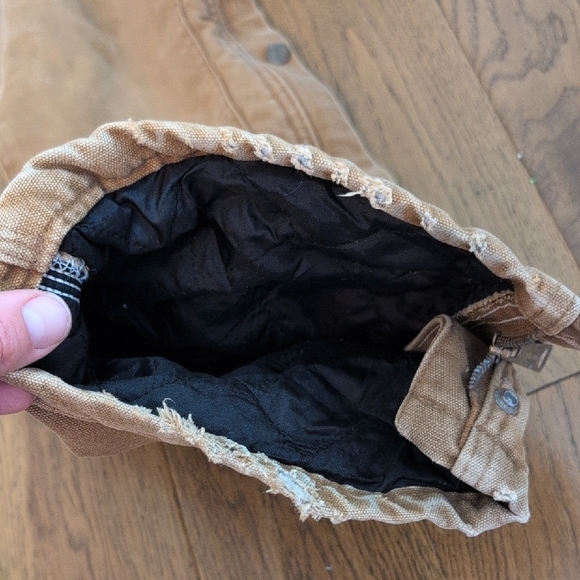 Carhartt womens insulated bib (lined winter overalls) size 4 / 32” inseam - Picture 6 of 14